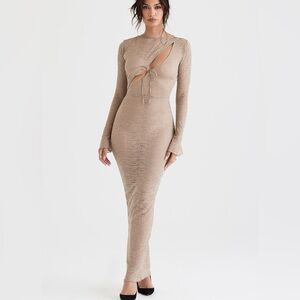 FINAL PRICE House of CB Giovanna Lace Long Dress